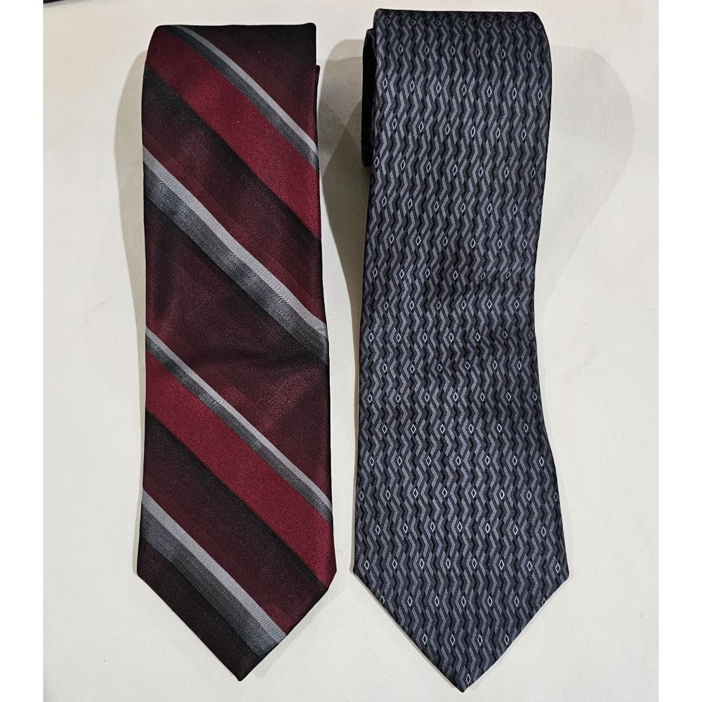 Lot of‎ 2 George Machado Zylos Silk Neckties
